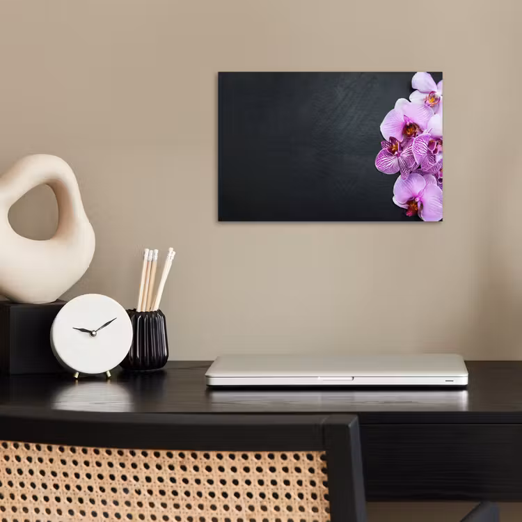 Orchidee - Bloemen - Roze - Flora poster papier klein -sfeer1