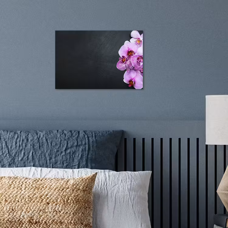 Orchidee - Bloemen - Roze - Flora poster papier klein -sfeer2