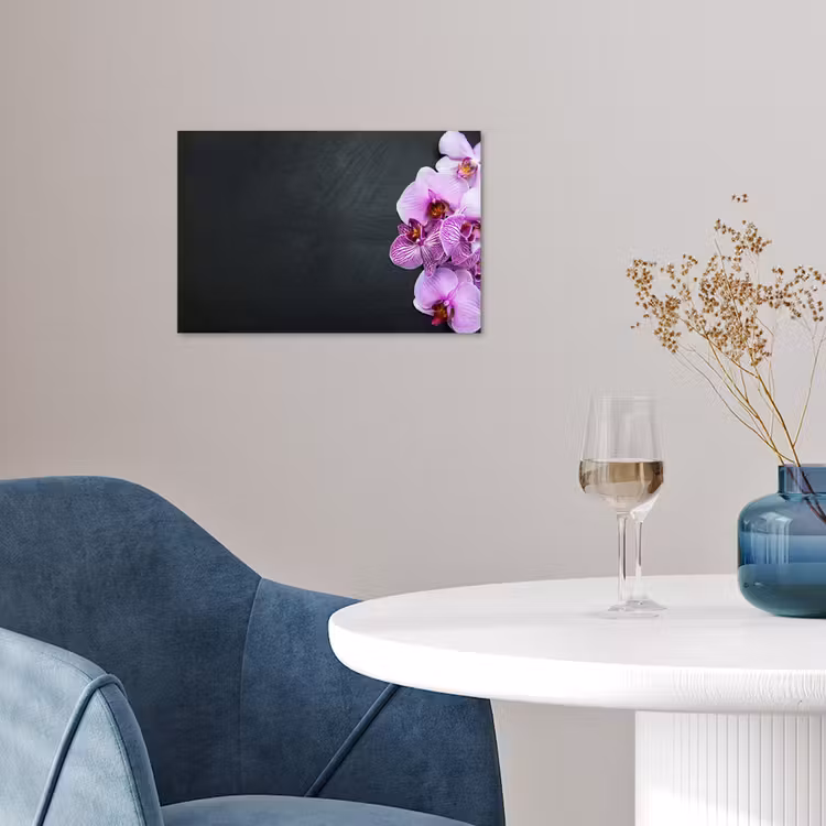 Orchidee - Bloemen - Roze - Flora poster papier klein -sfeer3