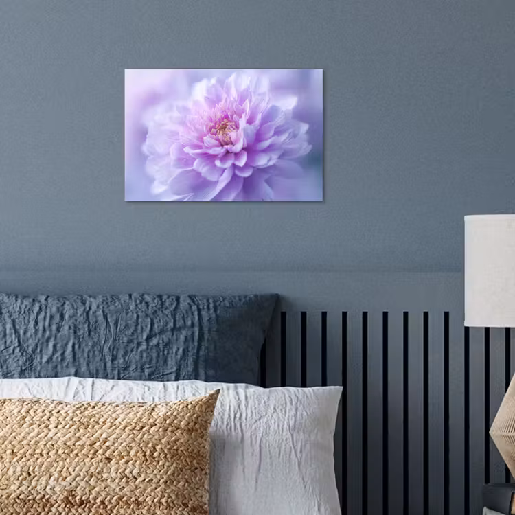 Paars - Dahlia - Dromerig poster papier klein -sfeer2