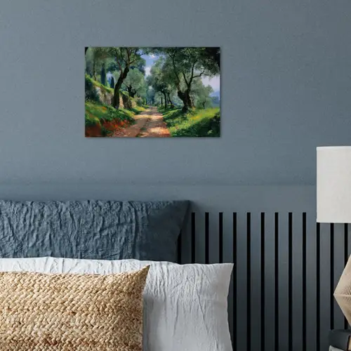 Pad - Bomen - Schaduw - poster papier klein -sfeer2