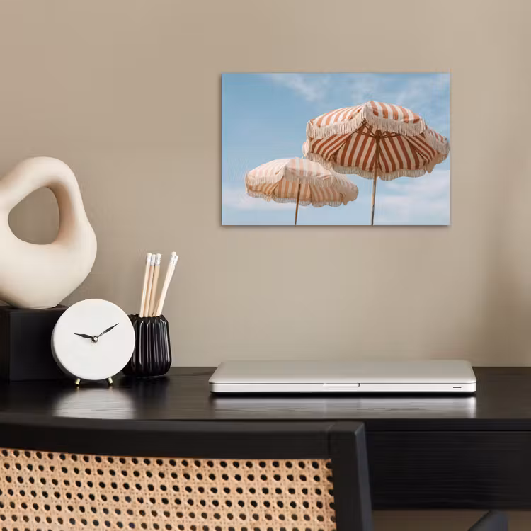 Parasol - Lucht - Rood poster papier klein -sfeer1
