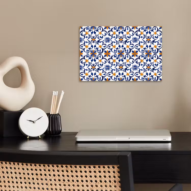 Patroon - Modern - Kleurrijk poster papier klein 62 -sfeer1