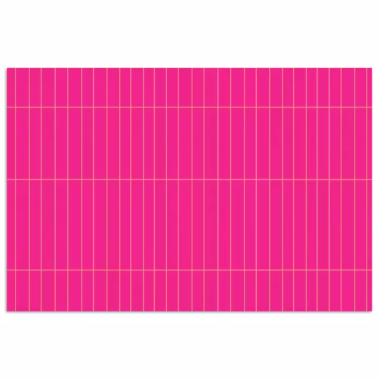 Patroon - Tegel - Magenta - Roze poster papier klein 62 -3d