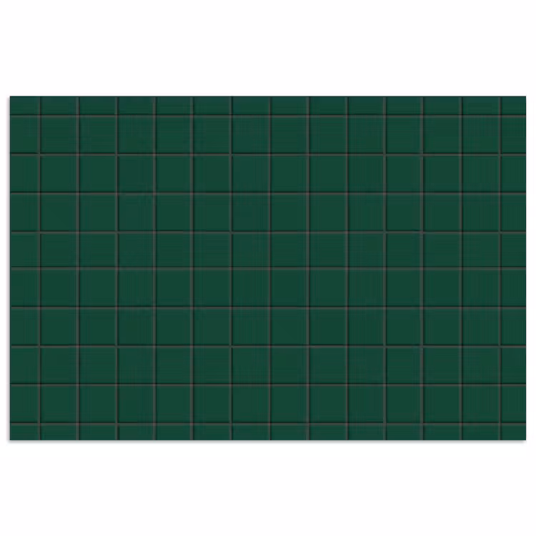 Patroon - Tegels - Dennen - Groen poster papier klein 62 -3d