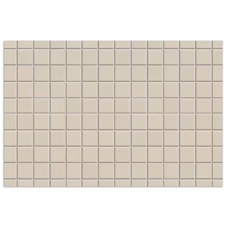 Patroon - Tegels - Taupe poster papier klein 62 -3d