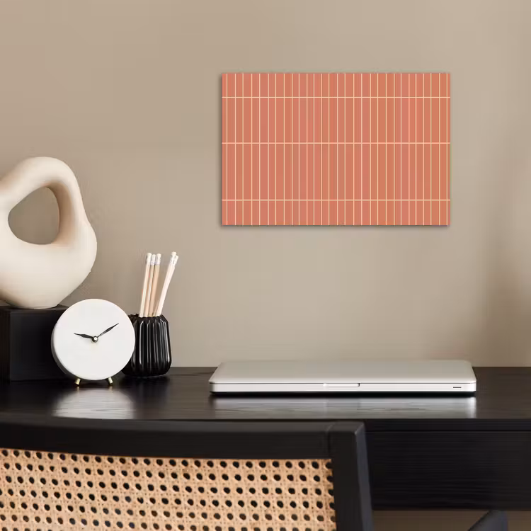 Patroon - Tegels - Terracotta poster papier klein 62 -sfeer1