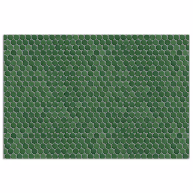 Penny - Mozaïek - Bosgroen - Green poster papier klein 62 -3d