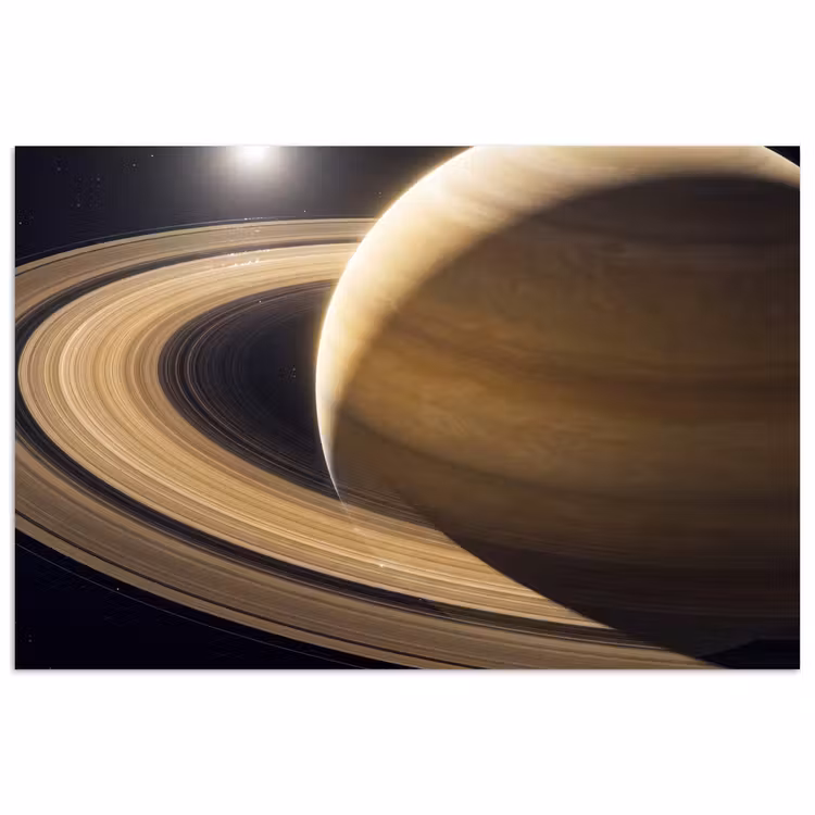 Poster - Planeet - Ringen - Ruimte - Planeet - Ringen - Ruimte poster papier klein