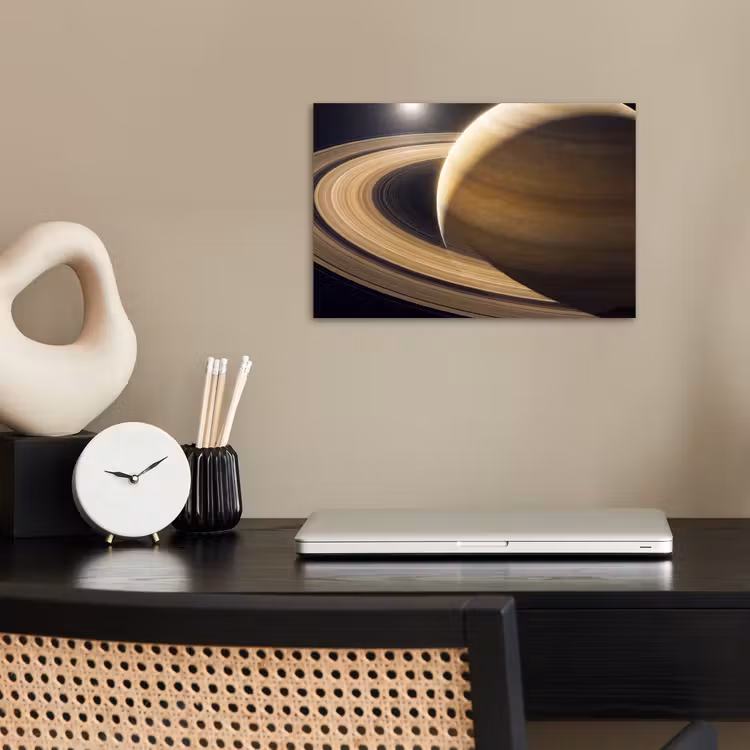 Poster - Planeet - Ringen - Ruimte - Planeet - Ringen - Ruimte poster papier klein