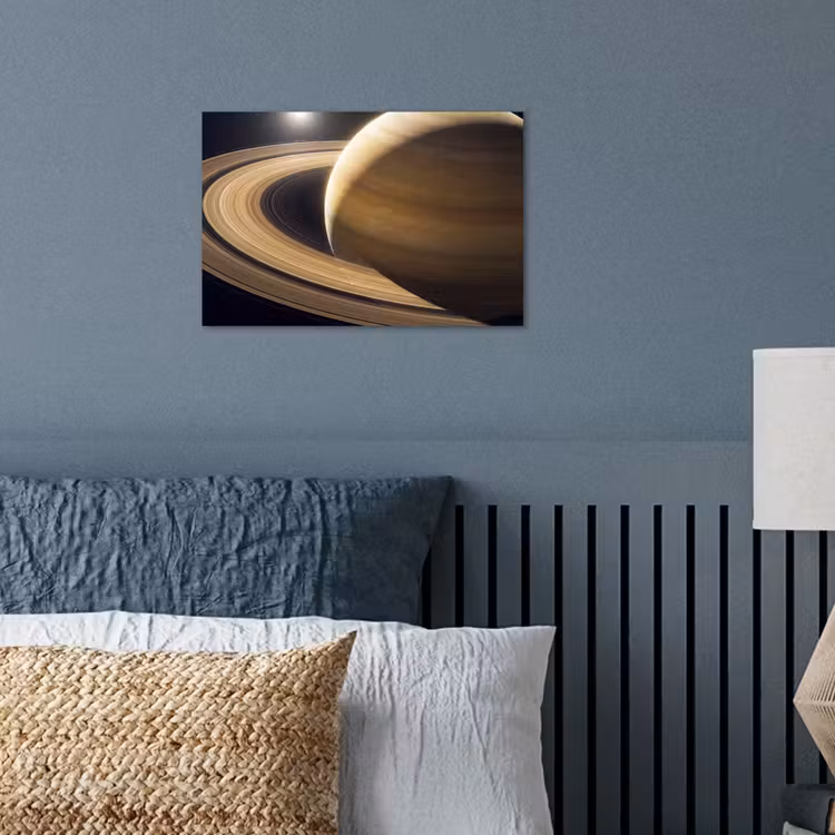 Poster - Planeet - Ringen - Ruimte - Planeet - Ringen - Ruimte poster papier klein