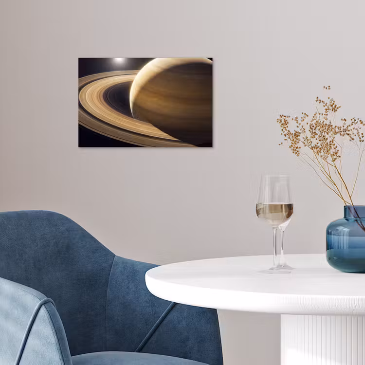 Poster - Planeet - Ringen - Ruimte - Planeet - Ringen - Ruimte poster papier klein