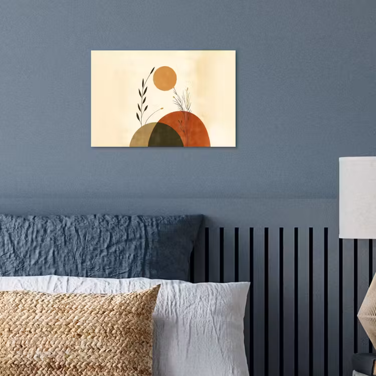 Planten - Abstract - Vormen poster papier klein -sfeer2