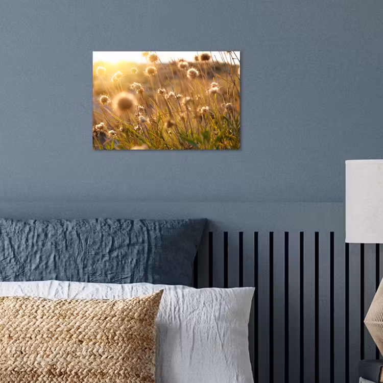 Planten - Natuur - Bloemen - Zon - Horizon poster papier klein -sfeer2