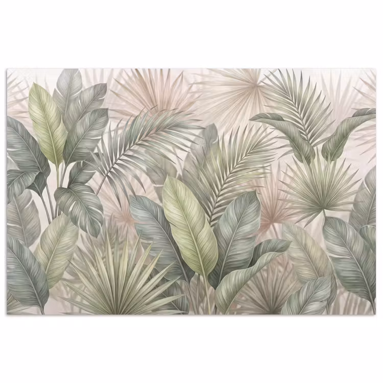 Planten - Tropisch - Bladeren - Groen - Natuur poster papier klein -3d