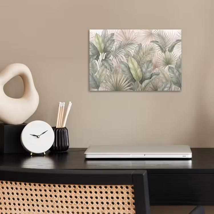 Planten - Tropisch - Bladeren - Groen - Natuur poster papier klein -sfeer1