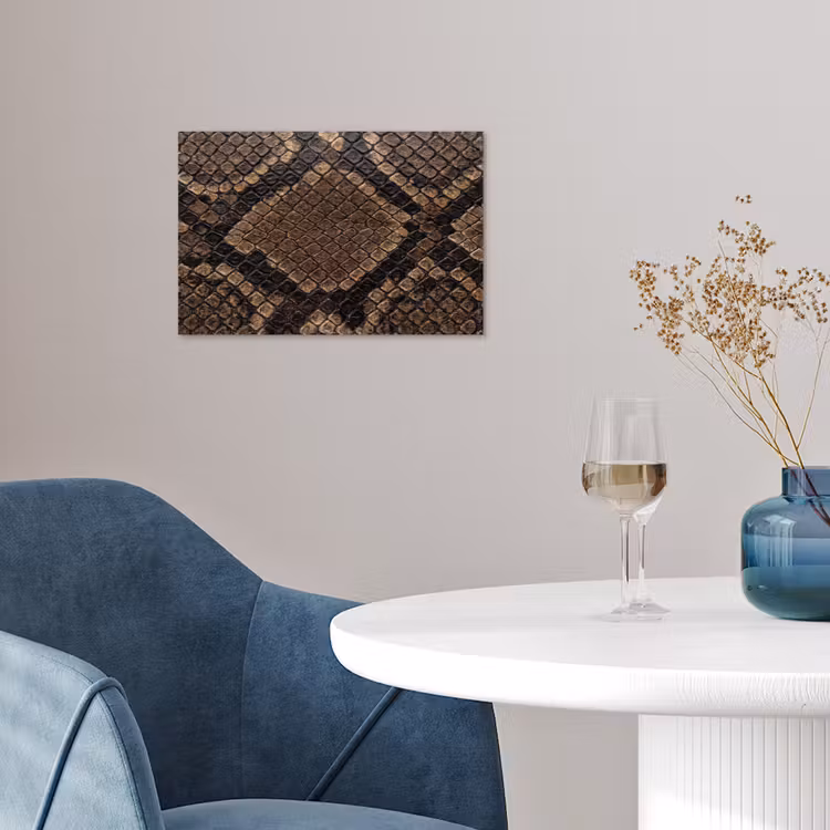 Python - Schubben - Brons poster papier klein -sfeer3