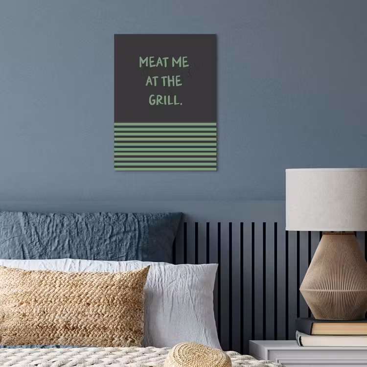 Quote - Groen - Grill - Zomer poster papier klein -sfeer2
