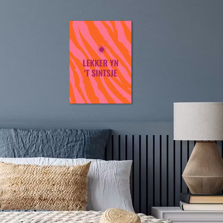 Quote - Zomer - Roze poster papier klein -sfeer2