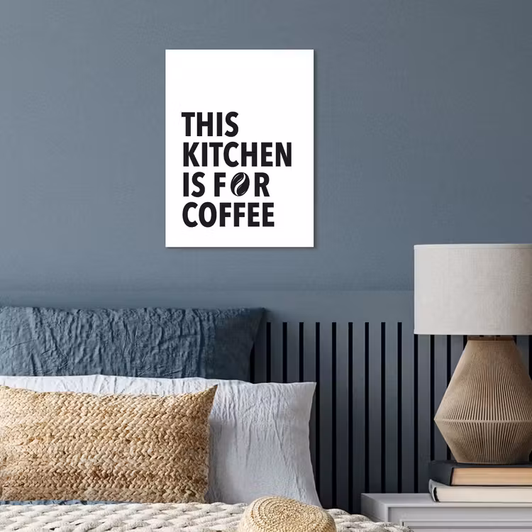 Quotes - Koffie - Bonen - Modern poster papier klein -sfeer2