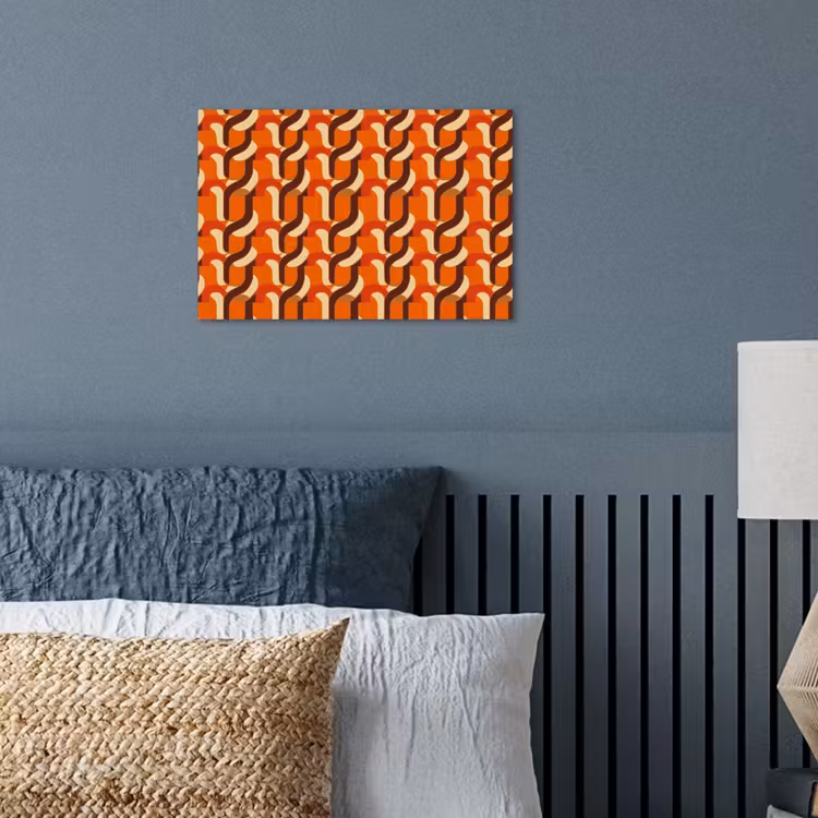 Retro - Modern - Kleurrijk poster papier klein 62 -sfeer2