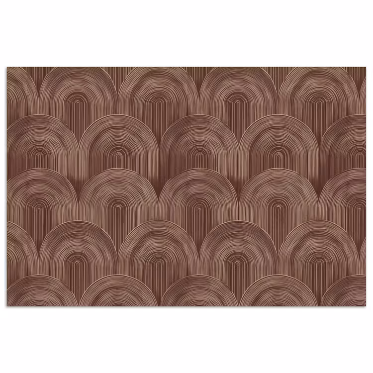 Ritmisch - Effect - Bruin poster papier klein 62 -3d