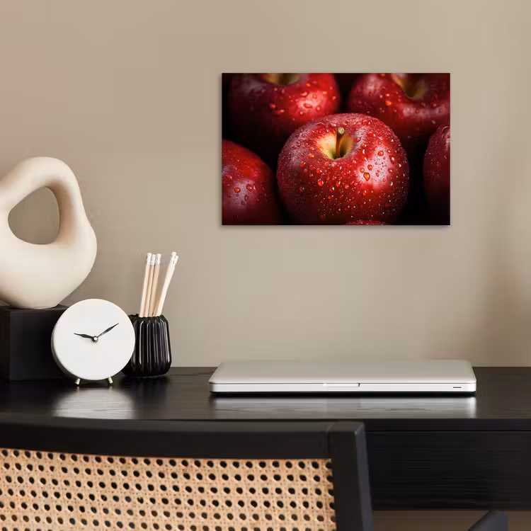 Rood - Appels - Fruit poster papier klein -sfeer1