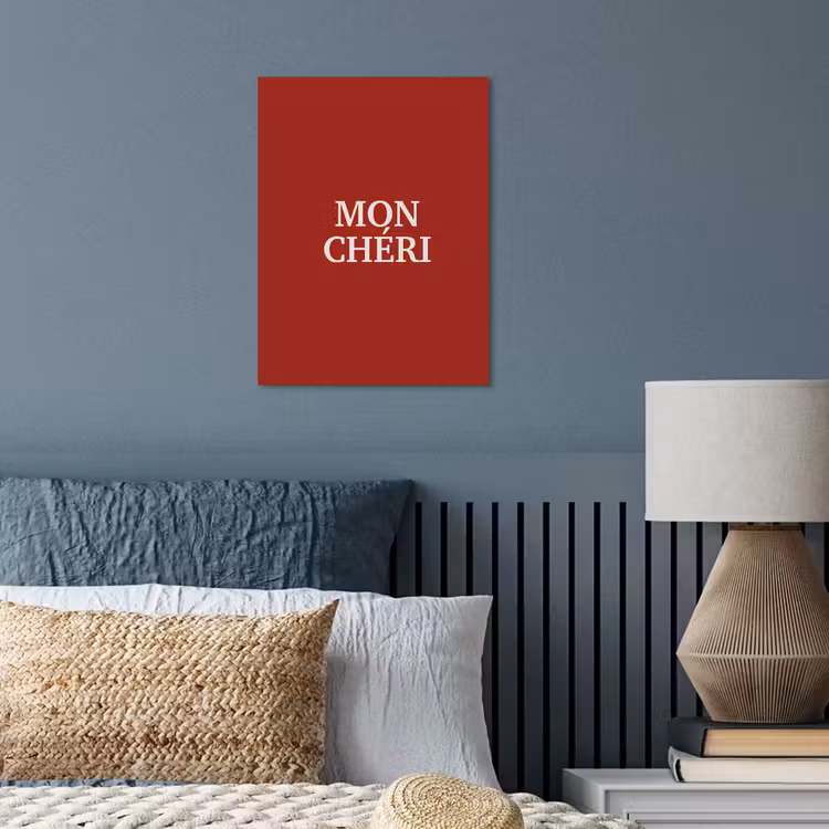 Rood - Frans - Quotes poster papier klein -sfeer2