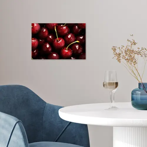 Rood - Fruit - Kersen poster papier klein -sfeer3