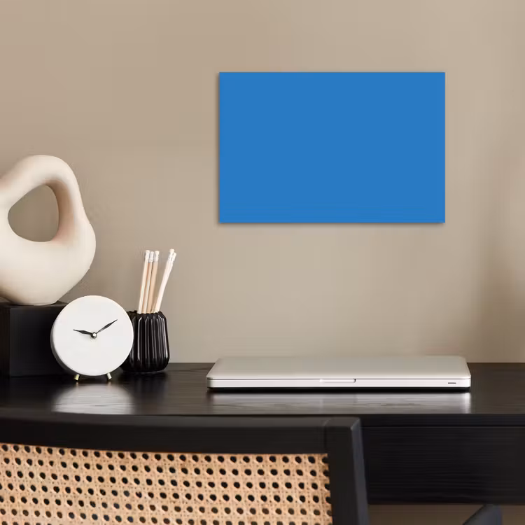Royal - Blue - Blauw poster papier klein 62 -sfeer1