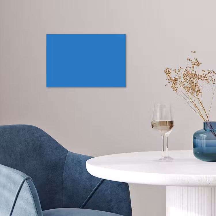 Royal - Blue - Blauw poster papier klein 62 -sfeer3