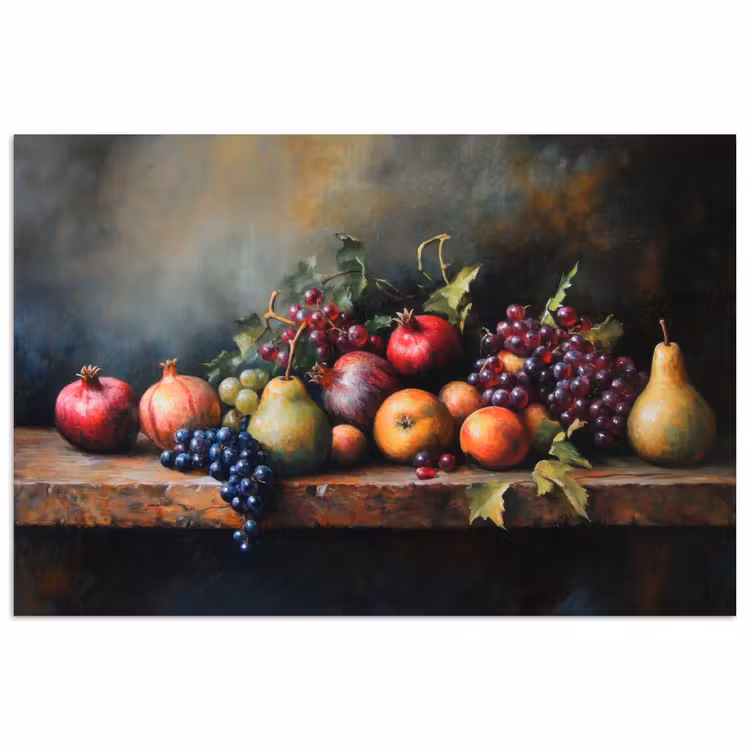 Rustiek - Stilleven - Fruit poster papier klein -3d