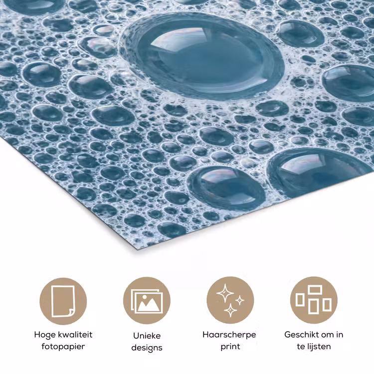 Schuim - Water - Textuur poster papier klein -closeup_NL