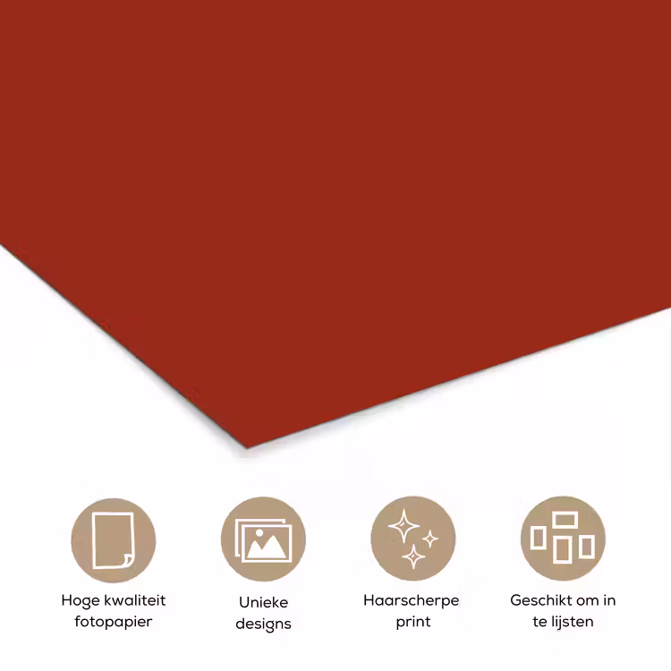 Schuin - Loveyou - Rood poster papier klein -closeup_NL