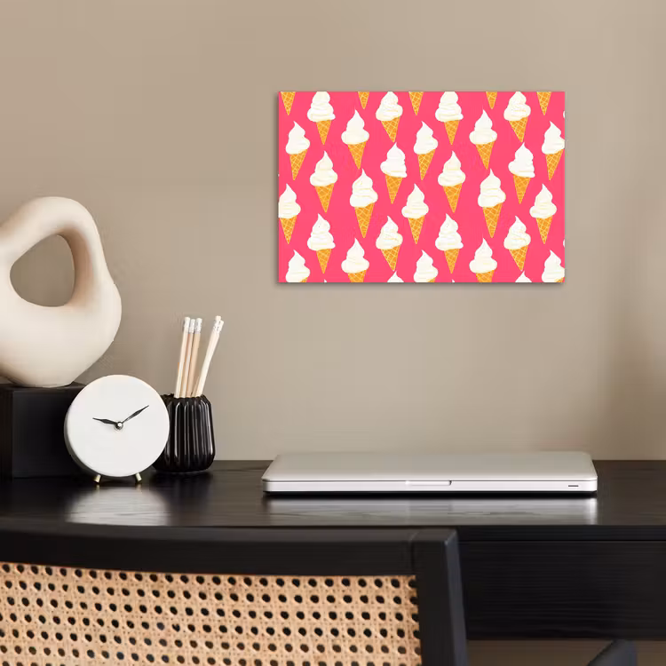 Softijs - Horentje - Roze poster papier klein 62 -sfeer1
