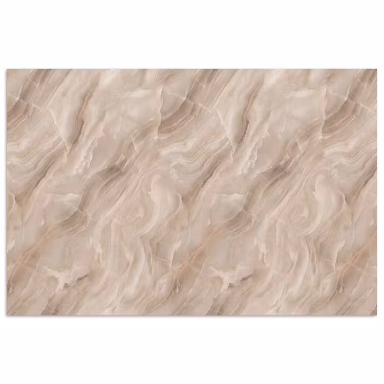 Steen - Golvend - Abstract - Beige poster papier klein -3d