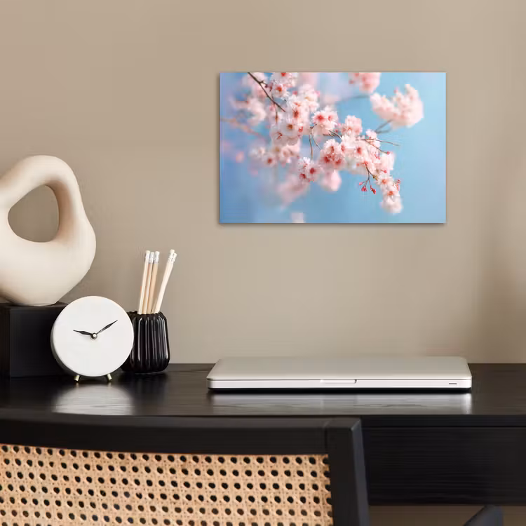Takken - Bloesems - Roze poster papier klein -sfeer1