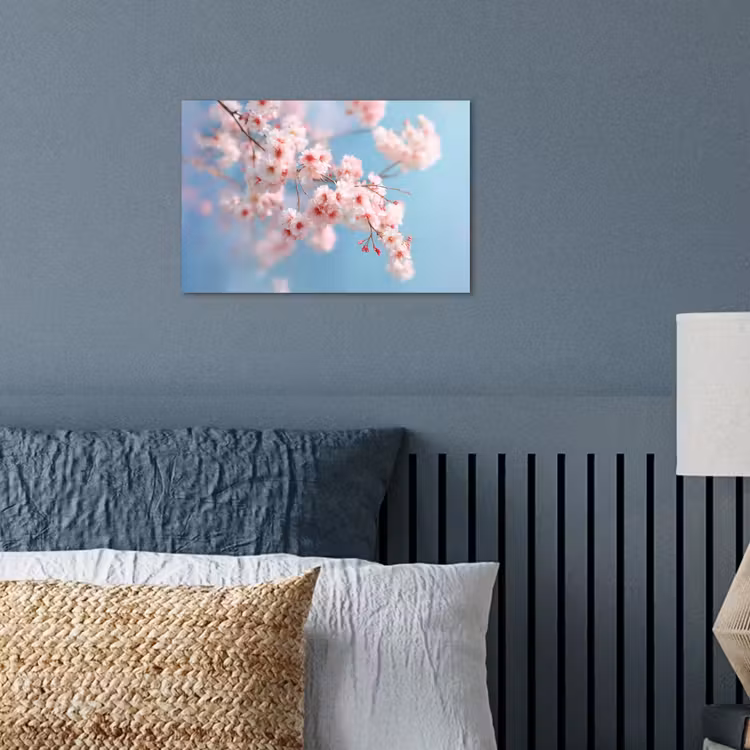 Takken - Bloesems - Roze poster papier klein -sfeer2