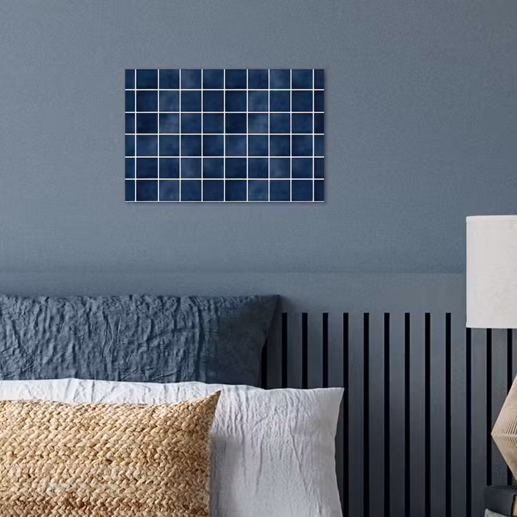 Tegel - Modern - Blauw poster papier klein 62 -sfeer2