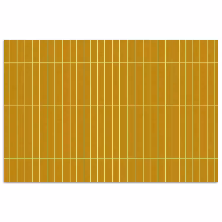 Tegels - Verticaal - Mosterdgeel poster papier klein 62 -3d