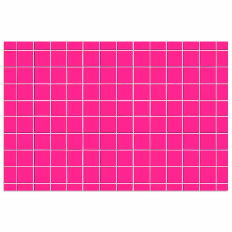 Tegels - Vierkant - Fuchsia poster papier klein 62 -3d