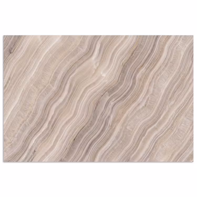 Textuur - Golvend - Abstract - Modern - Beige poster papier klein -3d