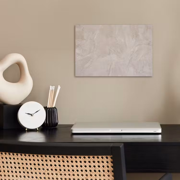Textuur - Wand - Modern - Beige - Abstract poster papier klein -sfeer1