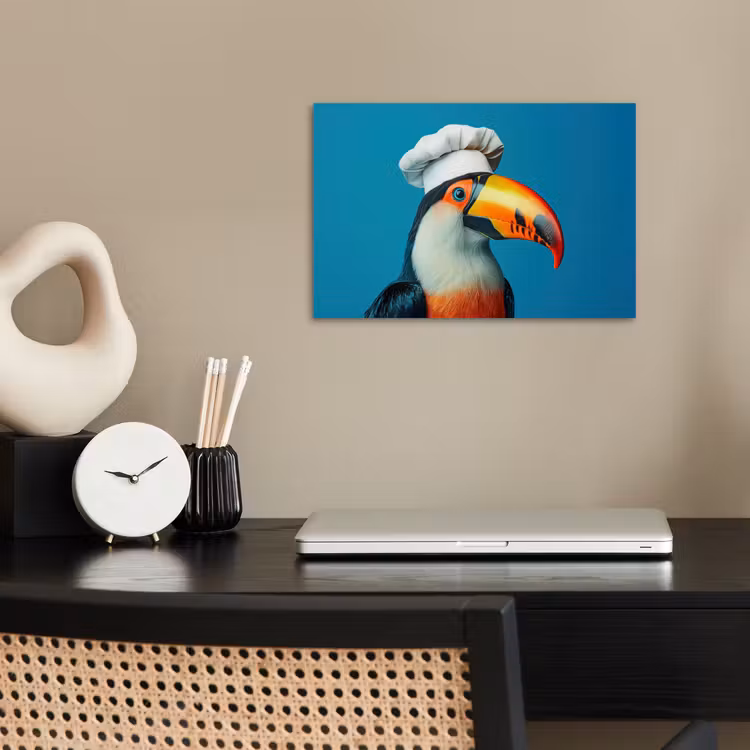 Toekan - Papegaai - Vogel - Koksmuts poster papier klein -sfeer1
