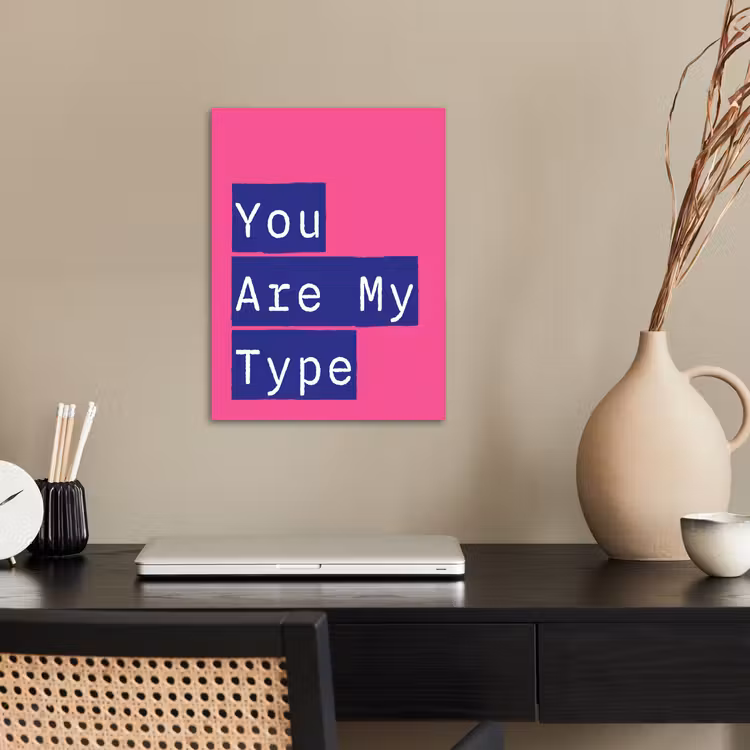 Valentijn - Tekst - Love poster papier klein -sfeer1