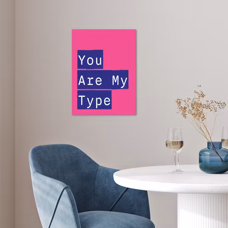 Valentijn - Tekst - Love poster papier klein -sfeer3
