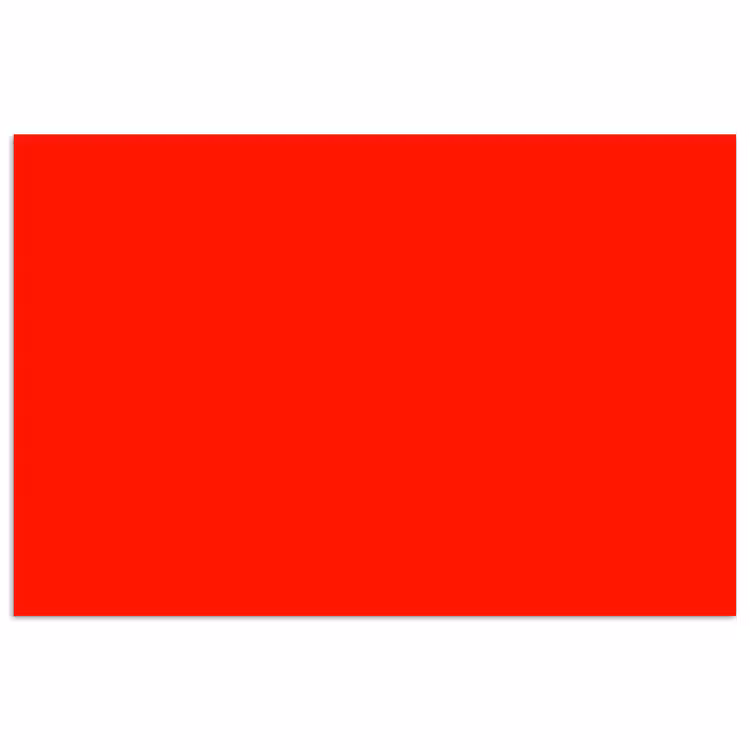 Vibrant - Vermilion - Rood poster papier klein 62 -3d