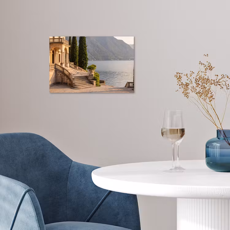 Poster - Villa - water -trappen - Villa - water -trappen poster papier klein