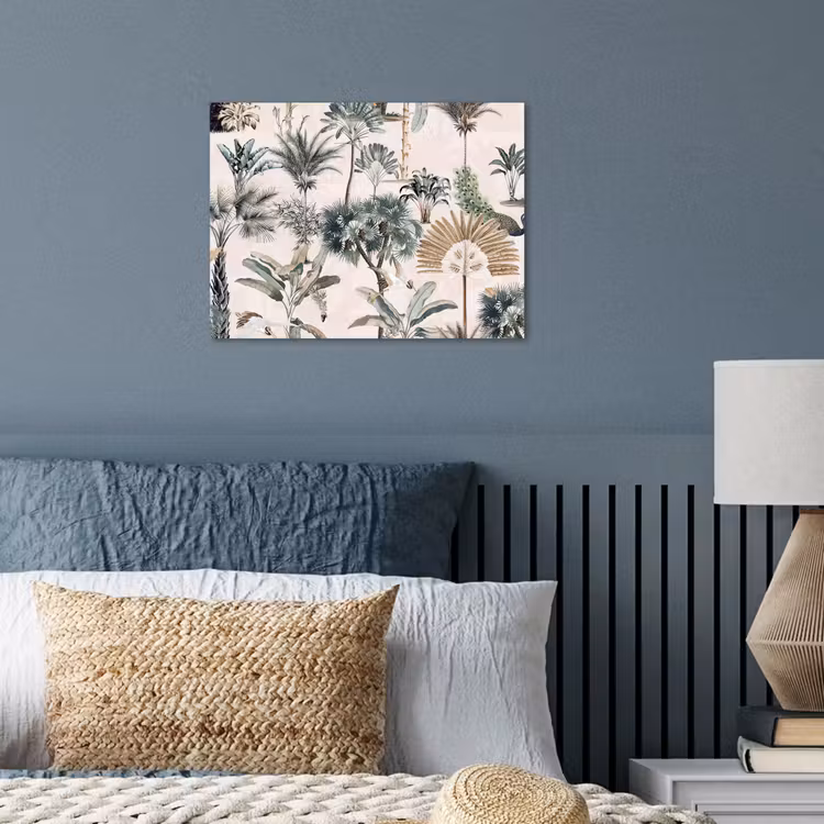 Inductie afdekplaat - Vintage - Jungle - Dieren - Natuur - Inductie beschermer poster papier klein -sfeer2