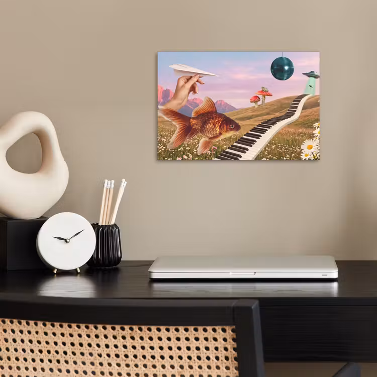 Poster - Vis - Natuur - Abstract - Vis - Natuur - Abstract poster papier klein